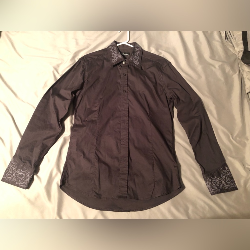 7 Diamonds embroidered shirt